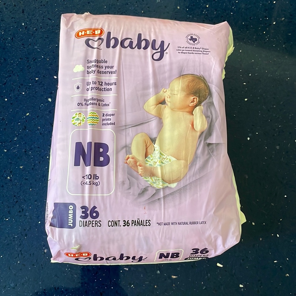 Newborn 36 count diapers